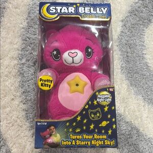 NIB Star Belly Dream Lites Pretty Kitty Night Light